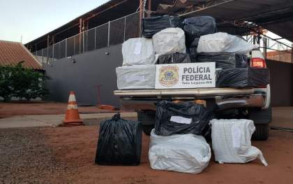 Polícia Federal de TL apreende mais de 500 kg de maconha