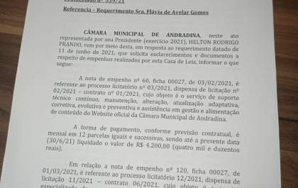 Coxinha Prando mostra transparência e responde a questionamento