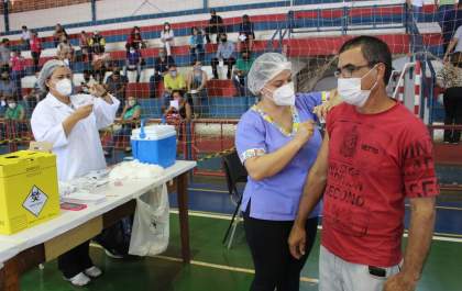 Penápolis inicia vacinação em pessoas a partir de 36 anos nesta quarta