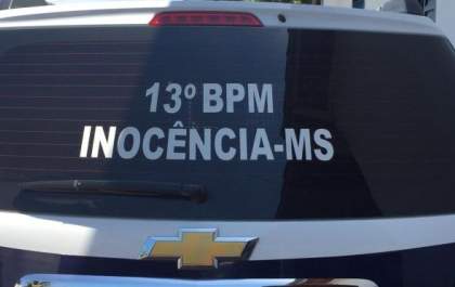 Polícia Militar cumpre, em Inocência, mandado de prisão da Comarca de Andradina