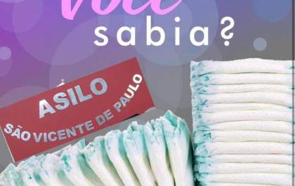 Asilo São Vicente de Guararapes arrecada fraldas e alimentos