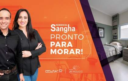 Residencial Sangha está pronto para morar! Visite o nosso decorado