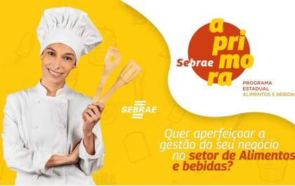 Região terá curso gratuito de gestão para setor de alimentação fora do lar do Sebrae
