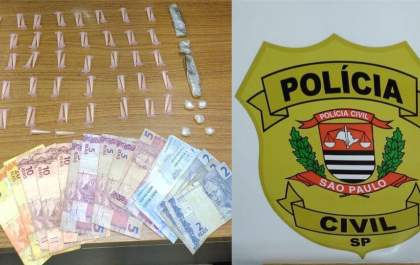 Dise/Deic prende jovem com maconha, cocaína e crack