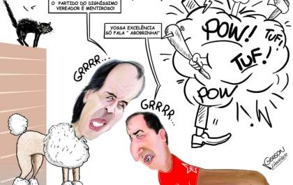 Confira a charge da edição do jornal Hojemais