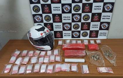 Jovem de 18 anos é preso vendendo droga&nbsp;