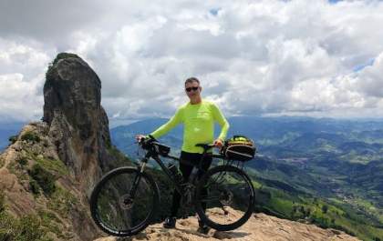 De bicicleta, araçatubense faz viagem de 1.100 quilômetros em 9 dias