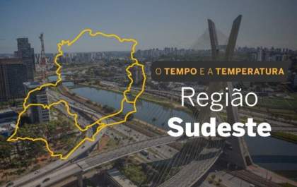 Dia seco e ensolarado no Sudeste nesta sexta-feira (23)