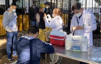 Após articulação, reeducandos são imunizados contra a Influenza na Casa do Albergado de Campo Grande