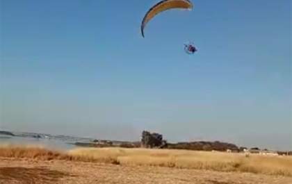 Clube de Paramotor lança pedra fundamental da nova sede