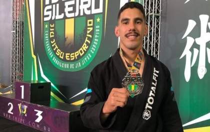 Atleta de Araçatuba é prata em Brasileiro de Jiu-Jitsu
