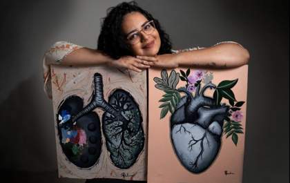 Artista três-lagoense revela talento durante a pandemia