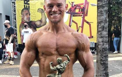 Atleta de Araçatuba é campeão de fisiculturismo