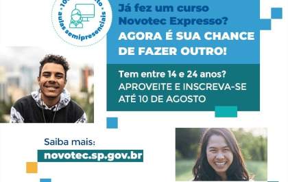Araçatuba tem mais de 200 vagas para cursos gratuitos