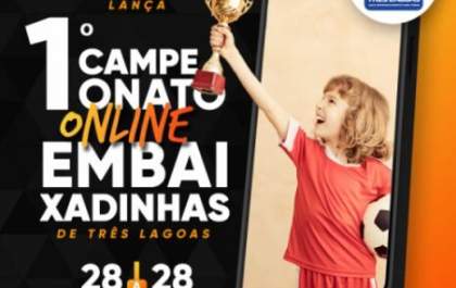 Inscrições para o 1º Campeonato Online de Embaixadinhas de Três Lagoas encerram-se hoje(28)
