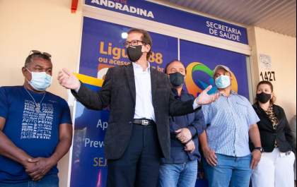 Vereadores participam de inauguração do Centro de Valorização da Vida de Andradina