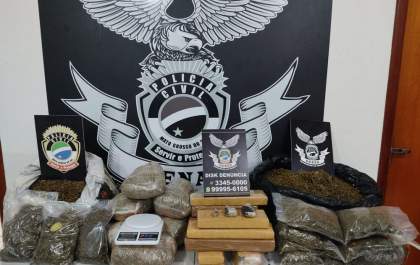 DENAR prende casal traficando grande quantidade de maconha
