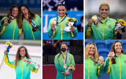 Recorde de medalhas com show das mulheres!