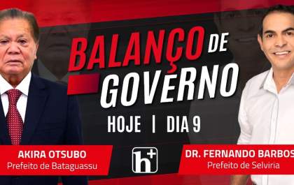 Akira Otsubo e Fernando Barbosa são os prefeitos entrevistados hoje.