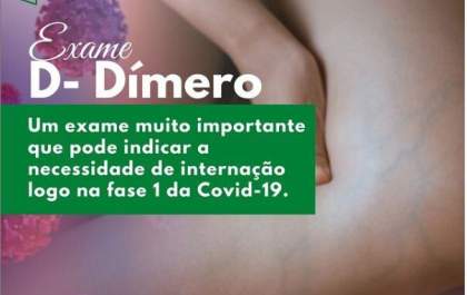 Exame pode indicar a necessidade de internação logo na fase 1 da Covid-19