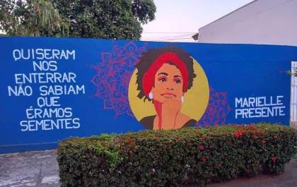 Mural com imagem de Marielle Franco em escola estadual será alterado