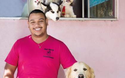 Jonas Novaes e os seus Cãofluencers