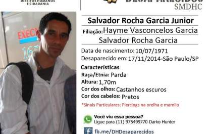 Continuam as buscas por três-lagonse desaparecido em São Paulo