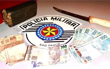 Agricultor de Andradina é preso por tráfico pela PM após duas tentativas de fuga