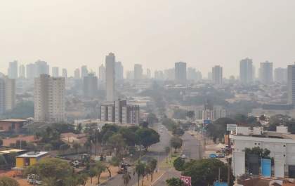 Poluição em Araçatuba está duas vezes pior do que o recomendado pela OMS