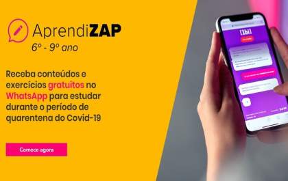 AprendiZAP passa a ser disponibilizado para estudantes da nona série do ensino fundamental da rede estadual de São Paulo