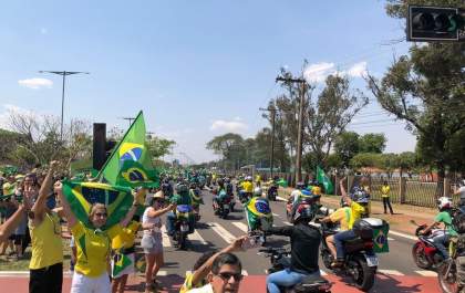 Municípios de MS registram atos a favor do presidente Jair Bolsonaro