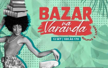 Centro Cultural realiza bazar comunitário de roupas e livros em Araçatuba