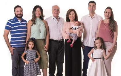 Marilu e Cezaro, uma família que se orgulha