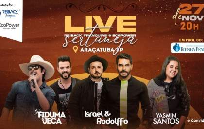 Dupla Israel e Rodolffo vai se apresentar em evento em prol da Ritinha Prates