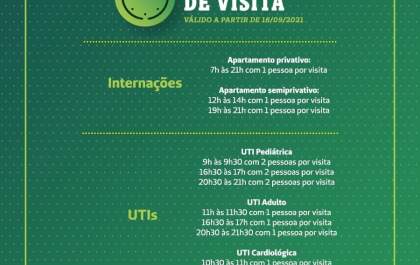Hospital Unimed Araçatuba libera visitas a pacientes