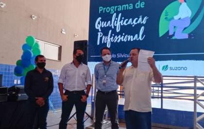 Suzano realiza aula inaugural do Curso de Qualificação Profissional do Módulo Silvicultura em Ribas do Rio Pardo