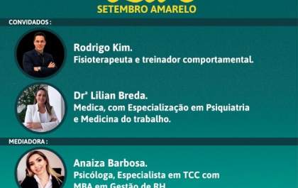 Sicoob Coopcred realiza live sobre prevenção ao suícidio&nbsp;