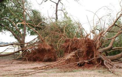 Três lagoas corre risco de alagamento e chuva de granizo