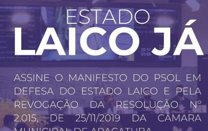 Manifesto pede fim da leitura da Bíblia na Câmara de Araçatuba