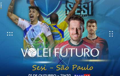 Em jogo contra o Sesi, Vôlei Futuro se despede do Paulista nesta sexta