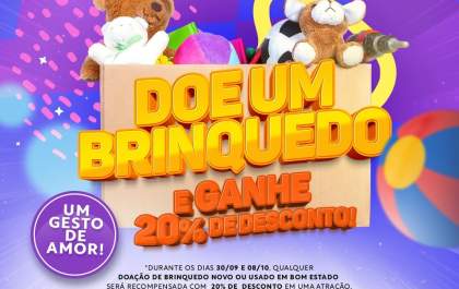 Kartódromo realiza ação de doação de brinquedos para o Dia das Crianças