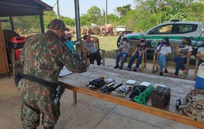 Polícia Militar Ambiental realiza trabalhos de Educação Ambiental para adolescentes de 12 a 16 anos