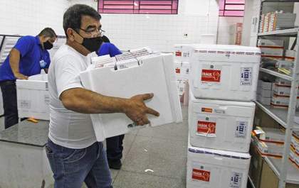 Mato Grosso do Sul recebe mais 65.785 doses de vacina contra a Covid-19