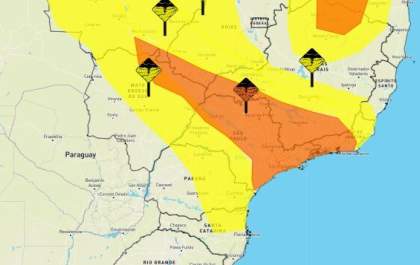 Inmet alerta para risco de tempestade em Araçatuba