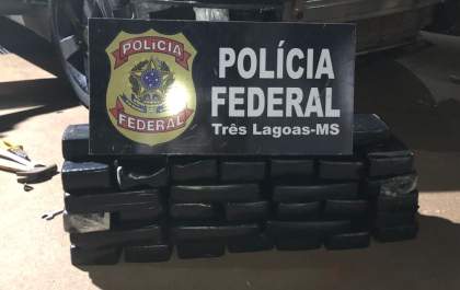 Preso em hotel de Três Lagoas tentava levar 42 kg de cocaína para Goiânia