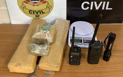 Homem é preso com 2 tijolos de maconha no São Rafael