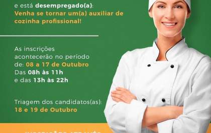 Oportunidade de Curso Gratuito.