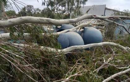 Balanço do temporal: Defesa Civil realiza relatório dos estragos