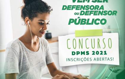 Concurso para defensora e defensor público de MS está com inscrições abertas