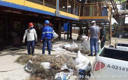 PM Ambiental destrói mais de 9,6 mil metros de redes de pesca